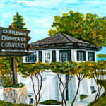 Charlevoix Chamber of Commerce, Circa 1960's by Linda Boss