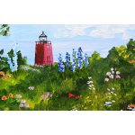 The Charlevoix Lighthouse Garden by Linda Boss