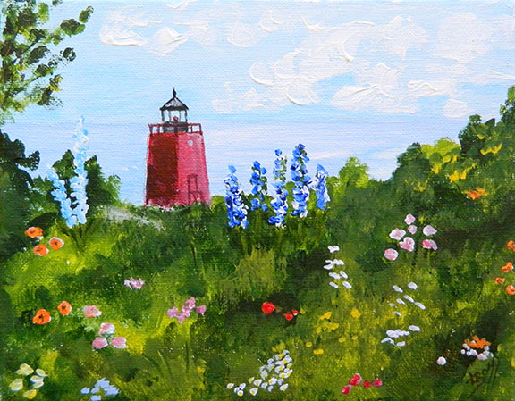 The Charlevoix Lighthouse Garden