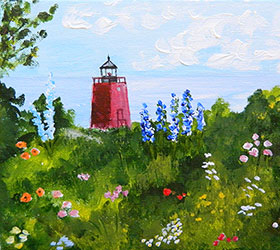 The Charlevoix Lighthouse Garden