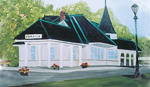The Historic Depot, Charlevoix - Magnet - Image 2
