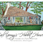 Earl Young's Hobbit House-The Half House on Park Avenue, Charlevoix