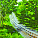 Ferry Road in the Country Charlevoix Original Painting by Linda Boss Fine Art