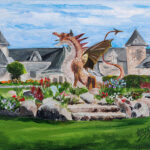 "Norm the Dragon at Castle Farms Charlevoix, Michigan" Prints