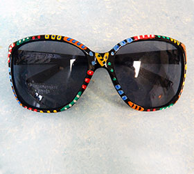 Hand Painted Sunglasses #8