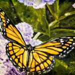 The Garden Visitor Butterfly Note Cards by Linda Boss